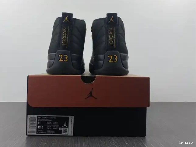 1st Kicks Black Air 12 Jordan Taxi CT8013-071 0516